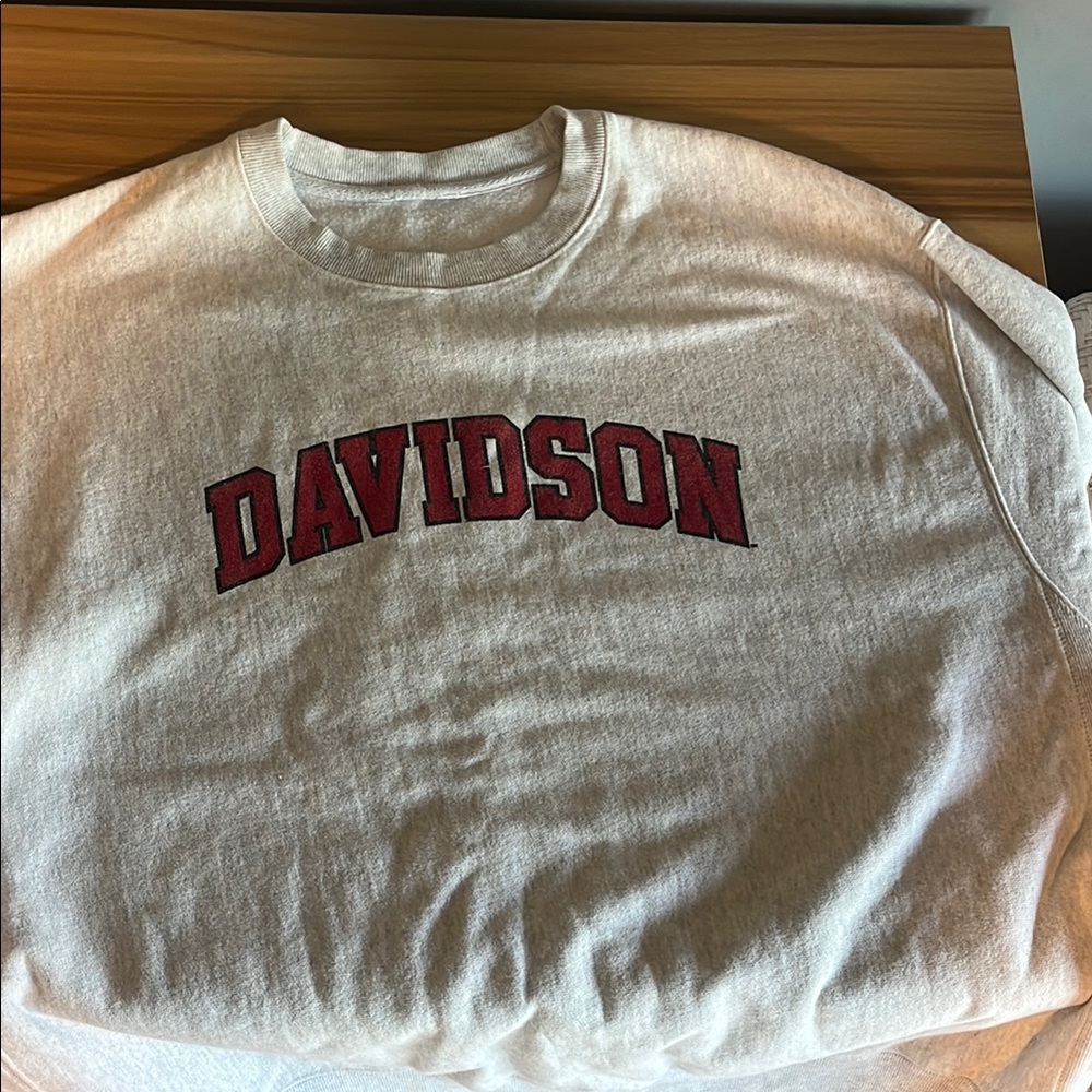 Davidson Gray Oversized Sweatshirt